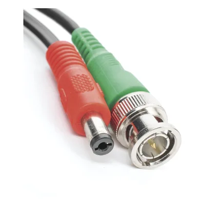 Cable Coaxial Siames / BNC RG59 + Alimentación / 20 m (65.62 pies) / 100% Cobre / 4K / Interior-Exterior
