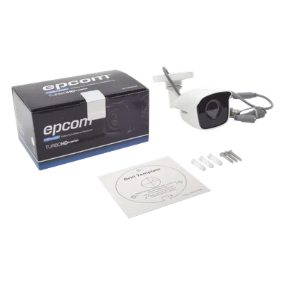 Kit TurboHD / DVR 8 Canales / 8 Cámaras Bala 1080p / Lente 2.8 mm / IR 20 m (65.6 ft) / Fuente Regulada hasta 15 Vcc / Transceptores UTP