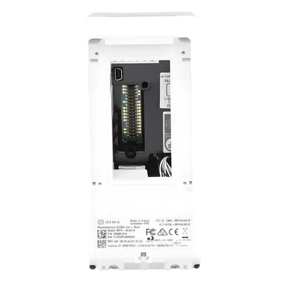 Lector de Huella / Pantalla Táctil 2.8" / Sensor FBI PIV IQS / Mifare / PoE / Wi-Fi Opcional / IP65 / IK08 / 10,000 Usuarios