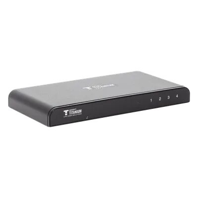 Divisor (Splitter) HDMI 4K de 1 Entrada a 4 Salidas (Simultaneas) / Soporta 4K×2K / Soporta hasta 4 equipos con conexión en Cascada / HDMI 3D  / HDR / HDMI 1.4 /  HDCP 1.4  / Audio PCM / Longitud del 
