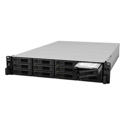 Unidad de Expansión NAS / 12 Bahías / SATA 3.5" y 2.5" / Intercambio en Caliente / Expansión RAID en Línea / Fuentes Redundantes Opcionales