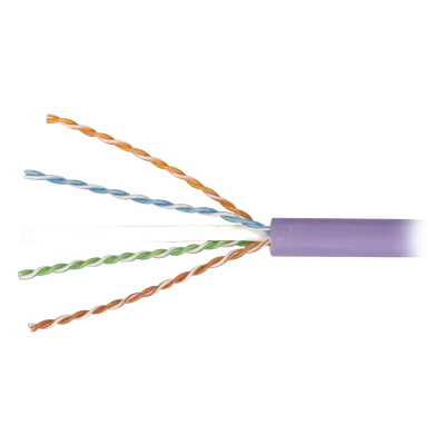 Bobina de Cable Blindado F/UTP / Cat6A / 10GBase-T / 305 m (1000 ft) / LS0H / 500 MHz / 23 AWG