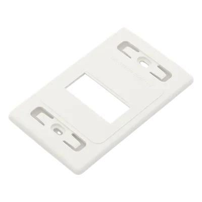 Placa de Pared Modular / 3 Salidas / Blanco / Bulk / MAX / Z-MAX Blindados