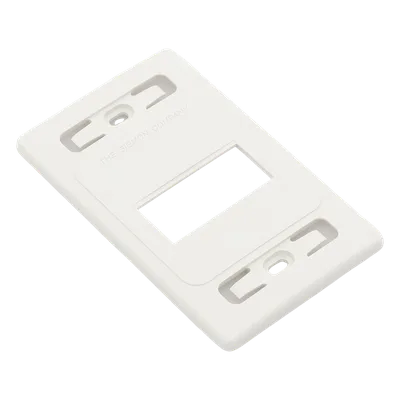 Placa de Pared Modular / 3 Salidas / Blanco / Bulk / MAX / Z-MAX Blindados