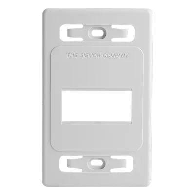 Placa de Pared Modular / 3 Salidas / Blanco / Bulk / MAX / Z-MAX Blindados