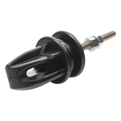 Aislador para Cercos Eléctricos / 3 en 1 Paso, Esquina y Tensor / Aislamiento Dieléctrico 19 kV / Resistencia 70-120 kg / Polipropileno y Policarbonato