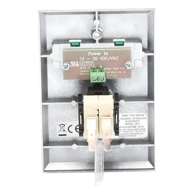 Botón de Salida Universal / 300 Combinaciones / Carcasa Aluminio Fundido / 3 Pulsadores Iluminados / 10 Mensajes Intercambiables / Instalación Sin Herramientas