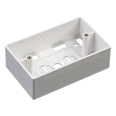 Caja de Pared Universal / 6 Puertos / 70x115x36 mm / UL 94V-0 / ANSI/TIA/EIA-568-C.2 / 0.23x0.38x0.12 ft