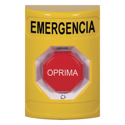 Botón de Emergencia Multifuncional / Acción Mantenida / LED Multicolor / UL/cUL/ADA / Diseño Antivandálico / Uso Interior-Exterior