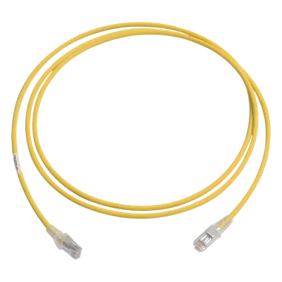 Patch Cord Cat6 UTP / CM-LS0H / 2.13 m (7 ft) / 26 AWG / 250 MHz / PoE++ / Amarillo
