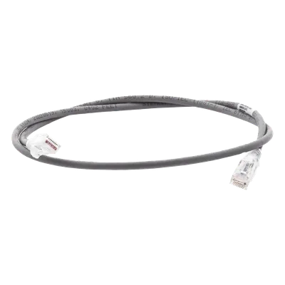 Patch Cord Cat6 UTP / CM/LSOH1 / 0.91 m (3 ft) / Ultra Delgado / Gris