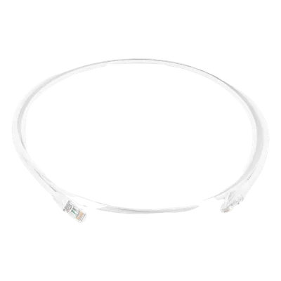 Patch Cord Modular Cat6 UTP / 28AWG / CM/LS0H / 1.52 m (5 Pies) / Diámetro 4.0 mm / Blanco