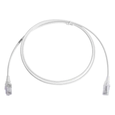 Patch Cord Modular Cat6 UTP / 28AWG / CM/LS0H / 1.52 m (5 Pies) / Diámetro 4.0 mm / Blanco