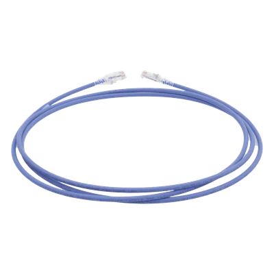 Patch Cord Cat6 UTP / 7 Pies (2.13 m) / CM/LS0H / 26 AWG / 250 MHz / Azul