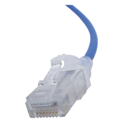 Patch Cord Modular Cat6 UTP / CM/LS0H / 2.13 m (7 Pies) / 28AWG / Diámetro 4.0 mm / Azul