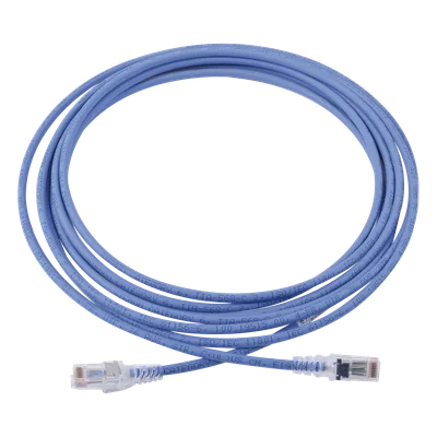 Patch Cord Cat6 UTP / CM/LS0H / 4.57 m (15 ft) / 5.3 mm / Azul