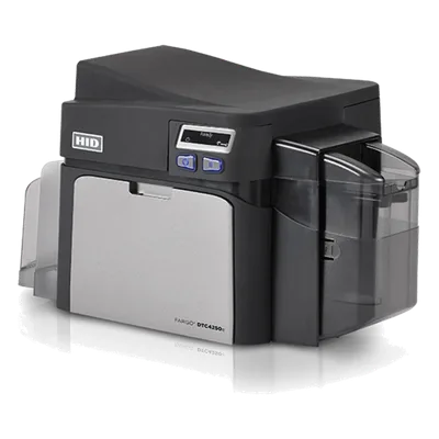 Impresora de Tarjetas ID / Dye Sublimation y Transferencia Térmica de Resina / 300 dpi / Cifrado AES-256 / USB 2.0 y Ethernet / Capacidad 100 Tarjetas