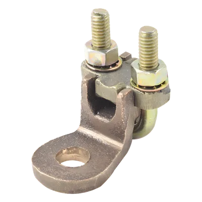 Conector Bimetálico Mecánico / Borne 1/2" a Cable / Rango 1/0 AWG a 250 KCMIL / Bronce Estañado / Antivandálico