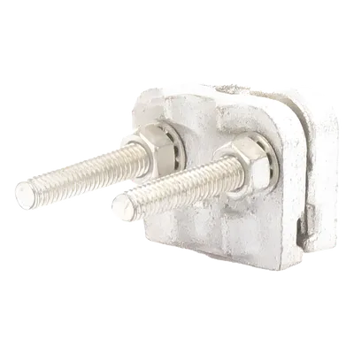 Conector Antivandálico de Varilla a Cable / Bronce Estañado / Varilla 5/8" a 1" / Cable Calibre 4 a 3/0 / Tubería 3/8" a 3/4"