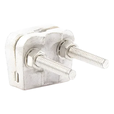 Conector Antivandálico de Varilla a Cable / Bronce Estañado / Varilla 5/8" a 1" / Cable Calibre 4 a 3/0 / Tubería 3/8" a 3/4"