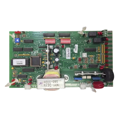 Tablilla de Control para Barrera Vehicular / 115 VAC / Configuración DIP / Sensores de Contacto y No Contacto / Temporizador 1-59 s / Montaje en Concreto