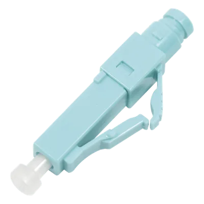 Conector de Fibra Óptica / Pre-Pulido / LC Simplex / Multimodo 50/125 OM3-OM4 / Re-Terminable / 0.20 dB Pérdida / Color Aqua