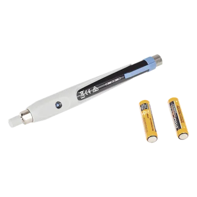 Localizador Visual de Fallos (VFL), Con Adaptador de 2.5 mm para Conectores SC, ST y FC, para Probar Conectores y Continuidad en Fibra Óptica