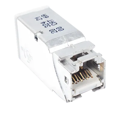 Conector Blindado para Patch Panel / Cat6A / 22-26 AWG / 19-inch Rack / -10 a 60 °C / 14 a 140 °F