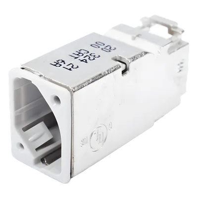 Conector Blindado para Patch Panel / Cat6A / 22-26 AWG / 19-inch Rack / -10 a 60 °C / 14 a 140 °F