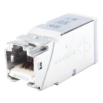 Conector Blindado para Patch Panel / Cat6A / 22-26 AWG / 19-inch Rack / -10 a 60 °C / 14 a 140 °F
