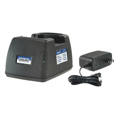 Cargador de escritorio rápido / 100-240V CA / Li-Ion y Li-Po / LED indicador 80%-100% / 1.6 cavidades / Compatible múltiples series Motorola