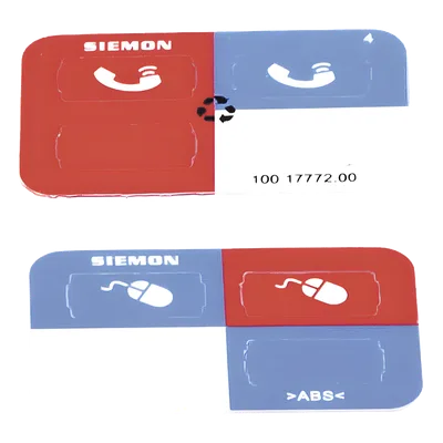Icono de identificación para jacks / Color rojo / Bolsa con 100 piezas / Compatible Z-MAX / PoE++ 802.3bt / HDBaseT