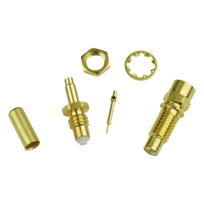 Conector Jack SMC / Anillo Plegable / Cable RG-316 / Montaje en Chasis