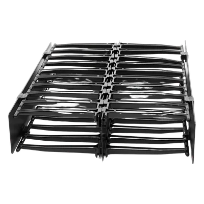 Organizador de Cable Horizontal / Doble Profundidad 6in (152mm) / Rack 19in / 2UR / Alta Densidad