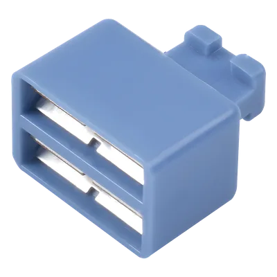 Clip de Puente / 1 Par / Regletas S66 / Enchufes SA-1 / Color Azul / Plástico Resistente