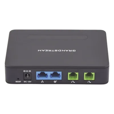 Adaptador para teléfono analógico (ATA) de 2 puertos FXS, Router integrado, Puertos Gigabit, diseñado para conectar sus dispositivos analógicos a una red VoIP