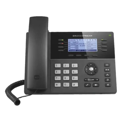 Teléfono IP Gama media de 8 Líneas con 4 teclas de función, 32 teclas de extensión BLF digital y conferencia de 5 vías PoE Gigabit