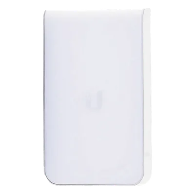 Access Point UniFI doble banda cobertura 180º, MI-MO 2x2 diseño placa de pared con dos puertos adicionales, hasta 100 usuarios Wi-Fi