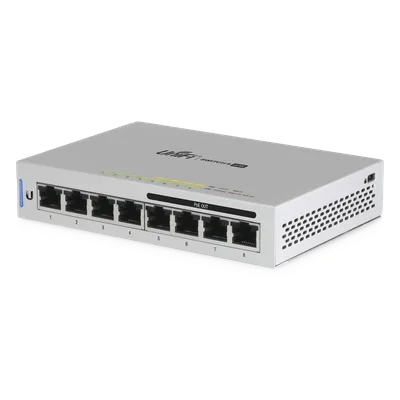 Switch administrable capa 2 / 8 puertos Gigabit / 4 puertos PoE 802.3af / 60W / 0.49 x 0.33 x 0.10 ft