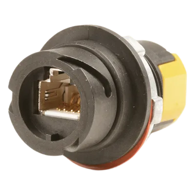 Jack Industrial Ruggedizado / UTP Cat 6 / IP66/IP67 / Acople Bayoneta / 250 MHz / 100 Ω