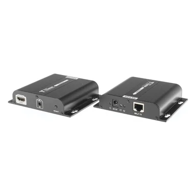 Kit Extensor HDMI para distancias de 120 metros / Resolución 4K @ 30Hz / Cat 5e/6 / Soporta conexión Uno a Uno y Uno a Muchos / Hasta 253 Rx / HDbitT / Soporta control remoto del equipo fuente.