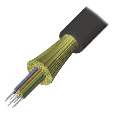 Cable de Fibra Óptica / 12 Hilos / OM4 50/125 / Tight Buffer / Dieléctrico Plenum / Interior-Exterior / 1 Metro (3.28 Pies)