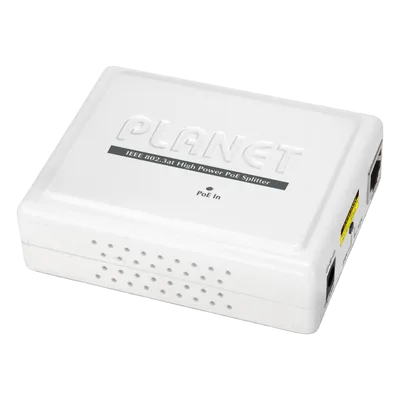 Divisor PoE / 802.3at / Salida 12V 2A o 24V 1A / Gigabit 10/100/1000 Mbps / UTP hasta 100 m (328 pies)