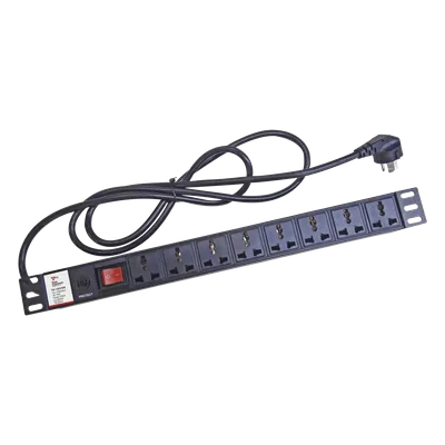 Protector de sobretensiones / 120 Vca / 8 contactos / 15 A / 10 kA / Rack