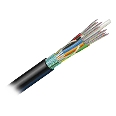 Cable de Fibra Óptica / 12 Hilos / OSP / Monomodo OS2 / MDPE / 1 Metro (3.28 Pies)