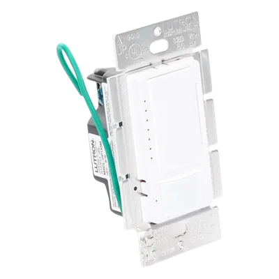 Atenuador de Pared con Sensor de Ocupación y Vacancia / 120 V / 600 W Incandescente-Halógeno / 150 W LED-CFL / 180° / 81 m² (871.9 ft²) / Unipolar o Multilocalización