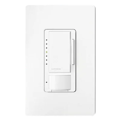 Atenuador de Pared con Sensor de Ocupación y Vacancia / 120 V / 600 W Incandescente-Halógeno / 150 W LED-CFL / 180° / 81 m² (871.9 ft²) / Unipolar o Multilocalización