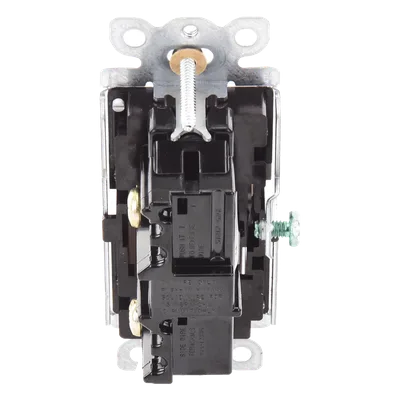 Apagador de Pared Unipolar / 15 A / 120/277 V / Paleta Decoradora / Cargas Generales y Motores / Acabado Brillante