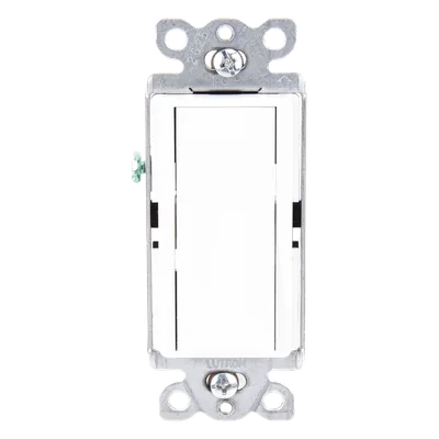 Apagador de Pared Unipolar / 15 A / 120/277 V / Paleta Decoradora / Cargas Generales y Motores / Acabado Brillante