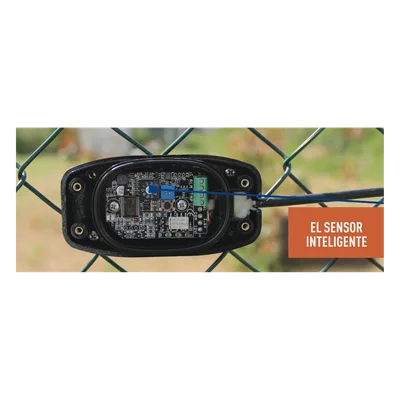 Sensor Inteligente Universal / Anti-trepa de intrusos / Para muros, mallas ciclonicas, rejas, paredes, andamios, vidrio, cristales, etc / Sin falsas alarmas /Protección de 5 metros de diámetro / Integ